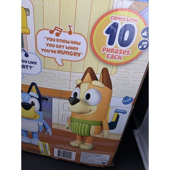 Bluey Chat Mates Cooking Fun With The Heelers Figurine 4-Pack Articulated Arms & - Picture 12 of 14